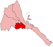 Провинция Дэбуб  (Зоба Дэбуб) выделена цветом на этой карте