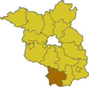 Эльба-Эльстер (район) на карте