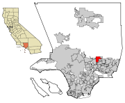 LA County Incorporated Areas Monrovia highlighted.svg