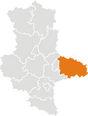 Виттенберг (район) на карте