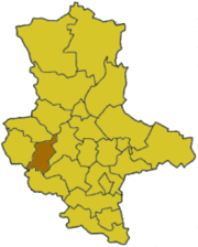 Кведлинбург (район) на карте