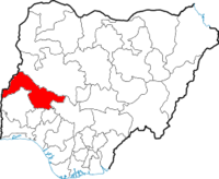 Расположение штата в Нигерии