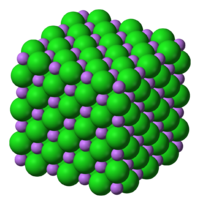 Хлорид лития: вид молекулы