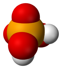 Селеновая кислота: вид молекулы