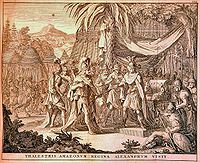 Thalestris, Queen of the Amazons, visits Alexander (1696).jpg