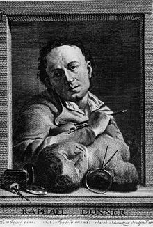 Георг Рафаэль Доннер (гравюра на меди фон Шмутцера по картине Пауля Трогера, собрание Исторического музея Вены)