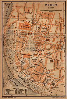 План города Виши в 1914 году