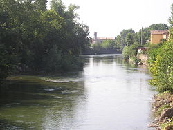 Река Кьезе у Сопрапонте