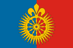 Flag of Nijnepyshminskoe (Tyumen oblast).png