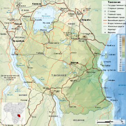 Tanzania map-ru.svg