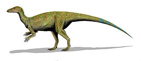 Thescelosaurus neglectus restoration