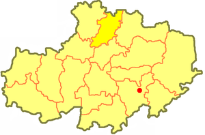 Бурабайский район на карте