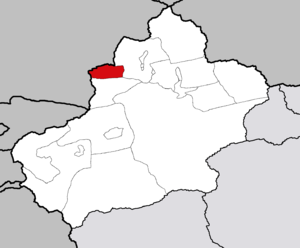 Боро-Тала-Монгольский автономный округ на карте