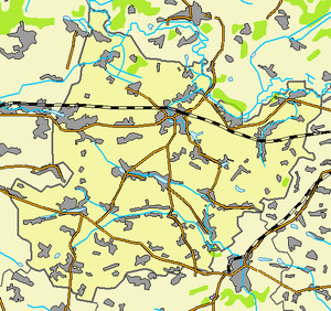 Бурынский район, карта