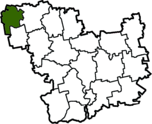Кривоозерский район на карте
