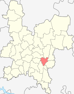 Богородский район на карте