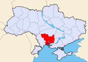 Николаевская область, карта