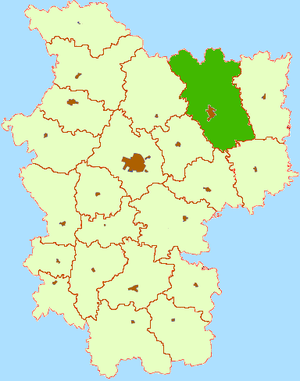 Борисовский район на карте