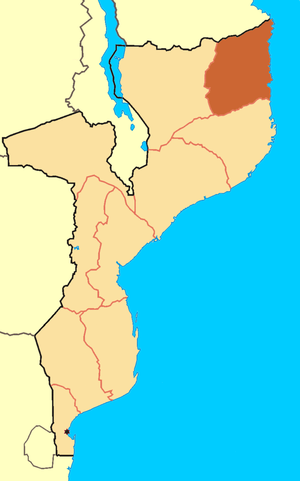 Кабу-Делгаду на карте