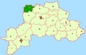 Круглянский район на карте