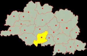 Лепельский район на карте