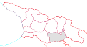 Край Грузии Квемо-Картли на карте