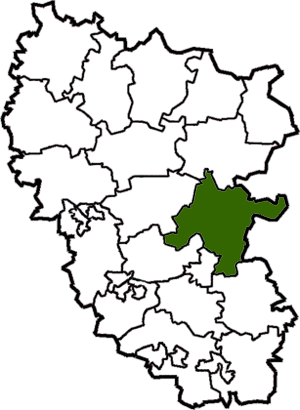 Станично-Луганский район, карта