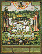Icon of Saint Zosimas and Sabbatius from Constantine and Helena Church, Vologda.jpg