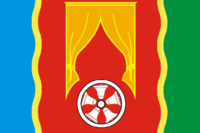 Flag of Pushkino (Moscow oblast) (2008).png