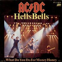 Обложка сингла «Hells Bells» (AC/DC, 1980)