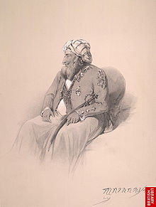 Maharaja Gulab Singh of Kashmir, 19th century.jpg