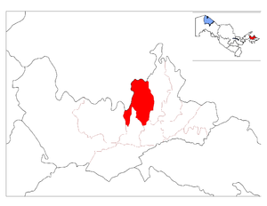 Касансайский район на карте
