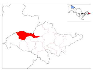 Балыкчинский район, карта