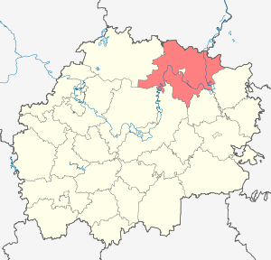 Касимовский район на карте