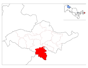 Мархаматский район, карта