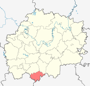 Александро-Невский район на карте