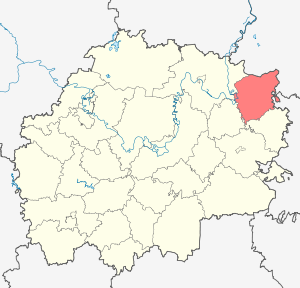 Ермишинский район на карте