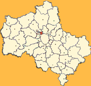 городской округ Химки на карте