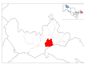 Наманганский район на карте
