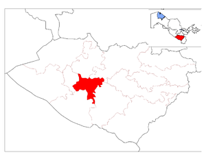 Каршинский район на карте