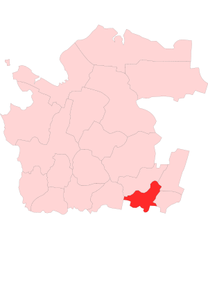 Котласский муниципальный район на карте