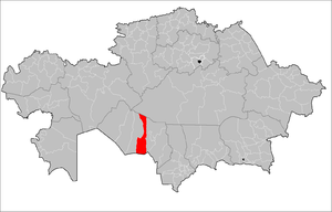Жалагашский район на карте