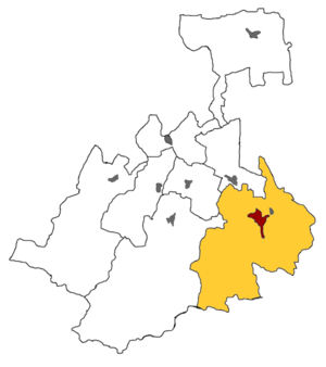 Пригородный район на карте